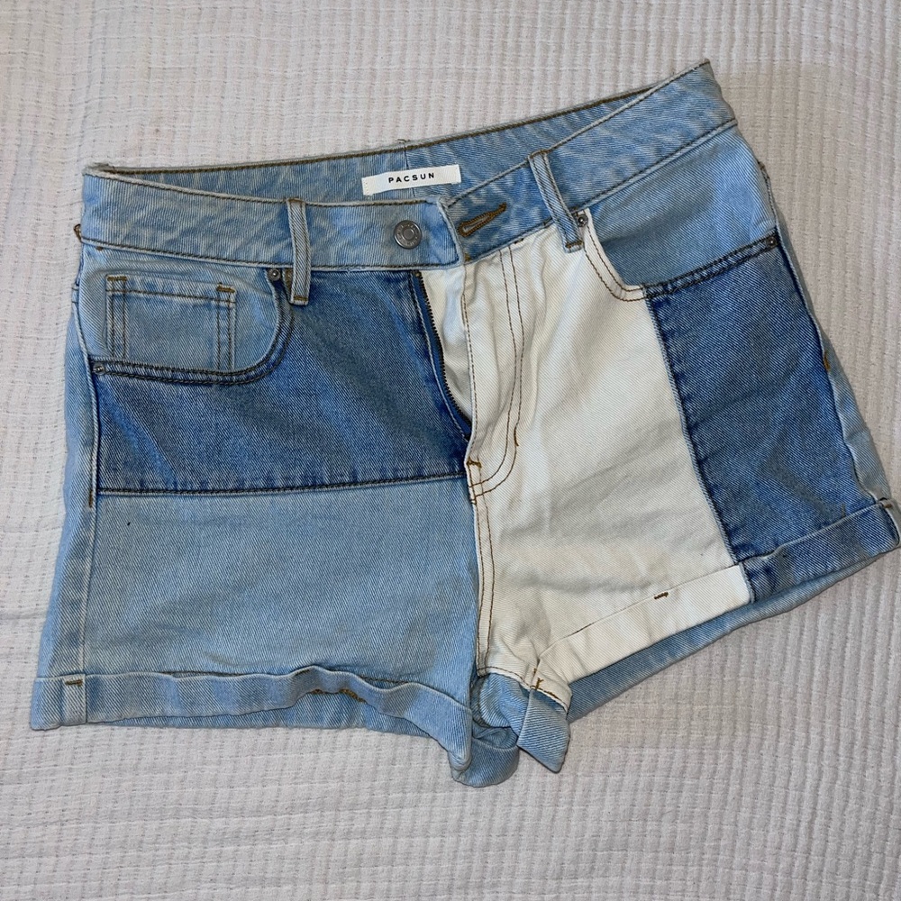 Pacsun high rise denim shorts